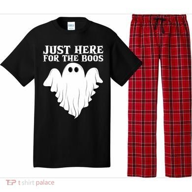 Just Here For The Boos Funny Ghost Pajama Set
