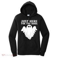 Just Here For The Boos Funny Ghost Women's Hoodie thumb 0
