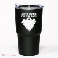 Just Here For The Boos Funny Ghost Tumbler thumb 0