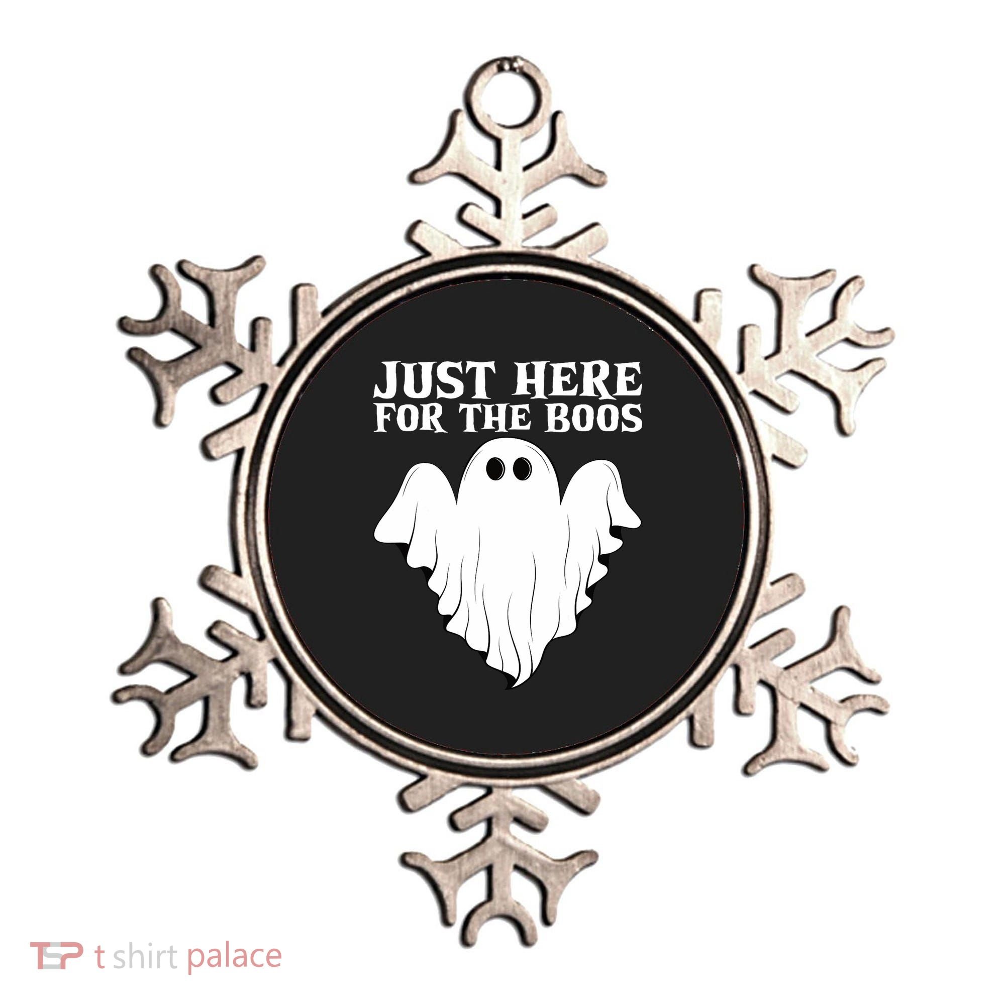 Just Here For The Boos Funny Ghost Ornament