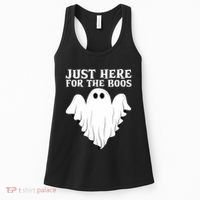 Just Here For The Boos Funny Ghost Women's Tank Top thumb 0