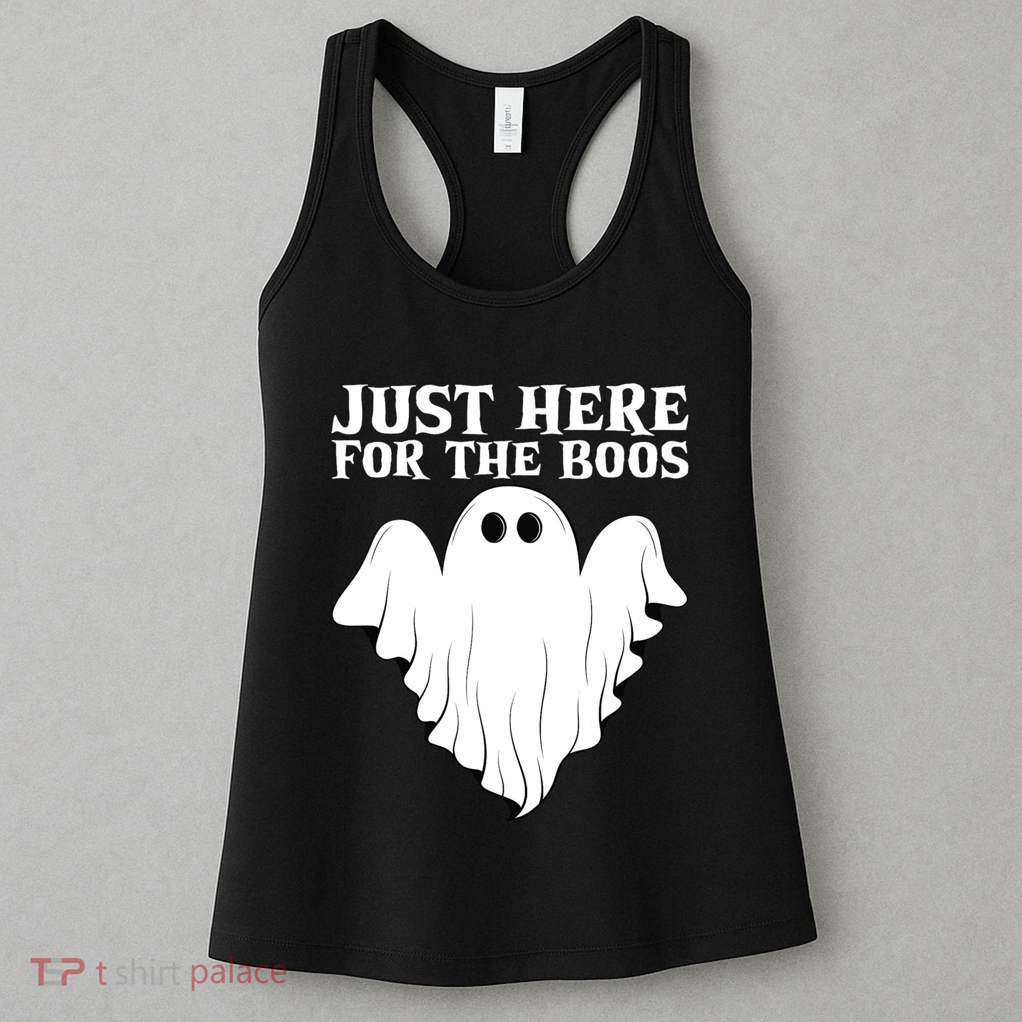 Just Here For The Boos Funny Ghost Women's Tank Top