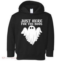 Just Here For The Boos Funny Ghost Toddler Hoodie thumb 0