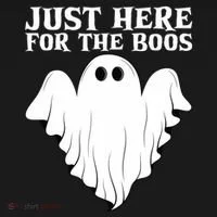 Just Here For The Boos Funny Ghost Toddler Hoodie thumb 2