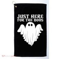 Just Here For The Boos Funny Ghost Golf Towel thumb 0
