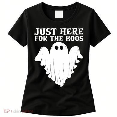 Just Here For The Boos Funny Ghost Women's T-Shirt