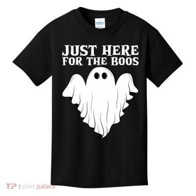 Just Here For The Boos Funny Ghost Kids T-Shirt