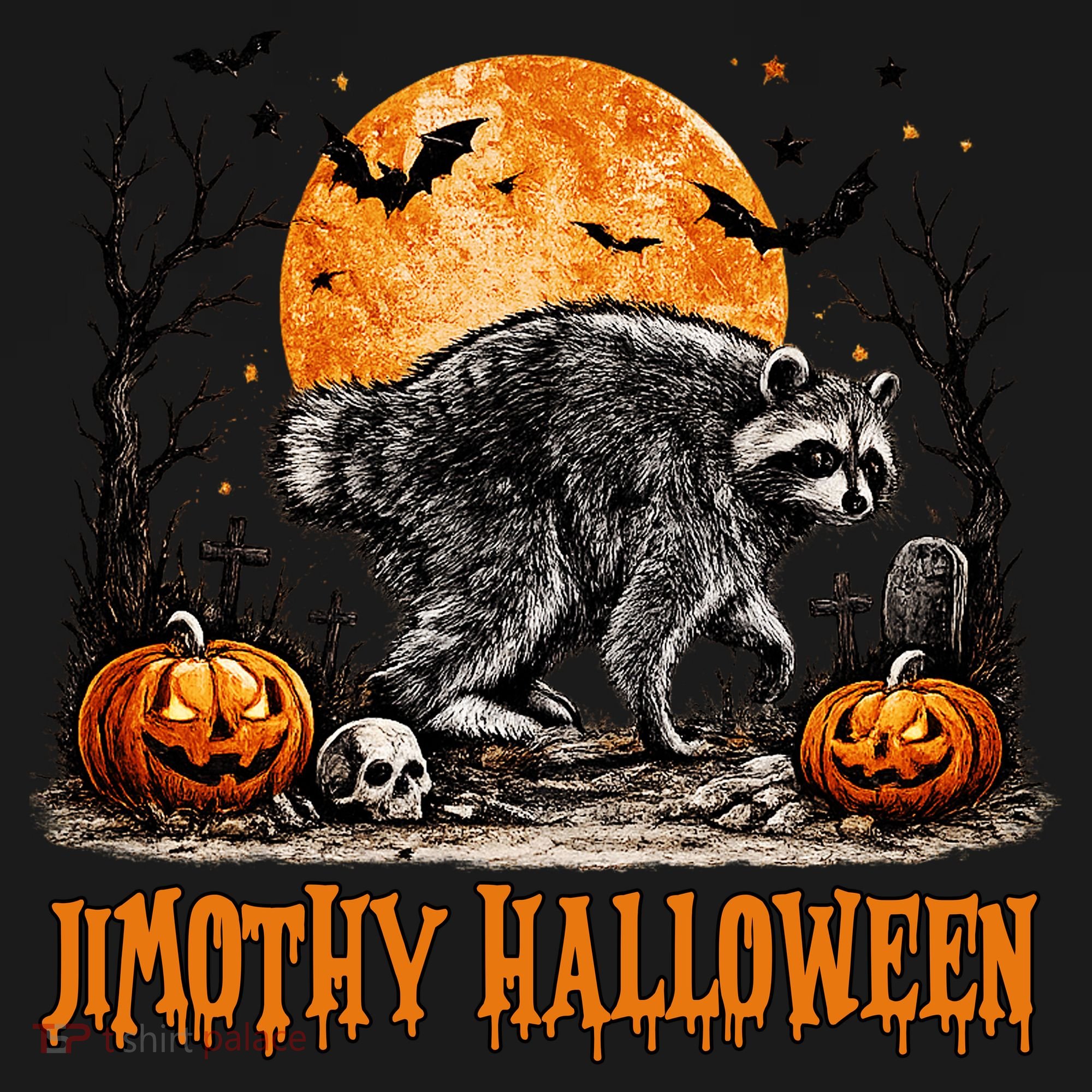 Jimothy Halloween Funny Viral Raccoon Coaster