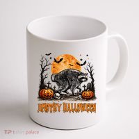 Jimothy Halloween Funny Viral Raccoon Coffee Mug thumb 1