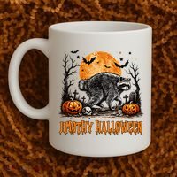 Jimothy Halloween Funny Viral Raccoon Coffee Mug thumb 2