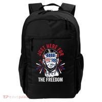 Just Here For The Freedom Fireworks Director Lincoln Gift Backpack thumb 0