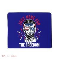 Just Here For The Freedom Fireworks Director Lincoln Gift Mousepad thumb 0