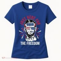Just Here For The Freedom Fireworks Director Lincoln Gift Women's T-Shirt thumb 0