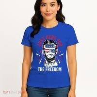 Just Here For The Freedom Fireworks Director Lincoln Gift Women's T-Shirt thumb 4