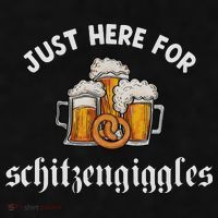 Just Here For Schitzengiggles Oktoberfest Drinking Team Ladies PosiCharge Tri-Blend Wicking Tank thumb 2