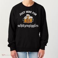 Just Here For Schitzengiggles Oktoberfest Drinking Team Women's Sweatshirt thumb 0