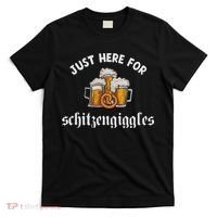 Just Here For Schitzengiggles Oktoberfest Drinking Team T-Shirt thumb 0