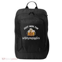 Just Here For Schitzengiggles Oktoberfest Drinking Team City Backpack thumb 0