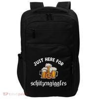 Just Here For Schitzengiggles Oktoberfest Drinking Team Impact Tech Backpack thumb 0