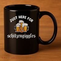 Just Here For Schitzengiggles Oktoberfest Drinking Team 11oz C Handle Ceramic Mug thumb 3
