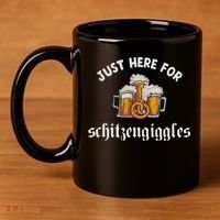 Just Here For Schitzengiggles Oktoberfest Drinking Team 11oz C Handle Ceramic Mug thumb 4