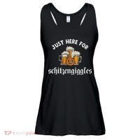 Just Here For Schitzengiggles Oktoberfest Drinking Team Ladies Essential Flowy Tank thumb 0