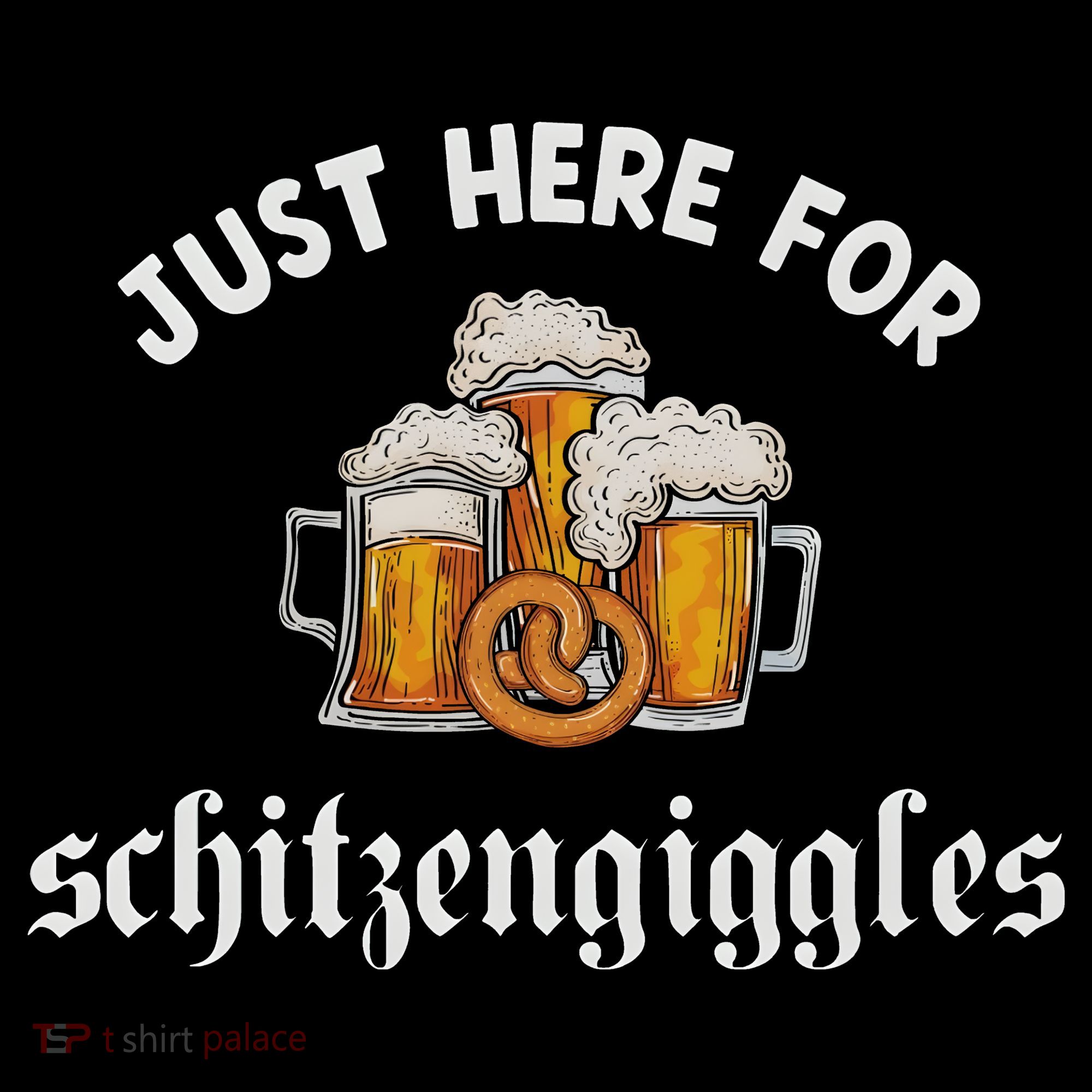 Just Here For Schitzengiggles Oktoberfest Drinking Team Baby Long Sleeve Bodysuit