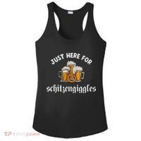 Just Here For Schitzengiggles Oktoberfest Drinking Team Ladies PosiCharge Competitor Racerback Tank thumb 0