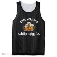 Just Here For Schitzengiggles Oktoberfest Drinking Team Mesh Reversible Basketball Jersey Tank thumb 0