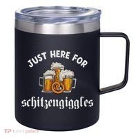 Just Here For Schitzengiggles Oktoberfest Drinking Team 12oz Stainless Steel Coffee Mug thumb 0