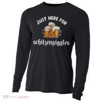Just Here For Schitzengiggles Oktoberfest Drinking Team Cooling Performance Long Sleeve Crew thumb 0