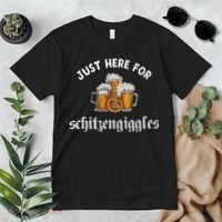 Just Here For Schitzengiggles Oktoberfest Drinking Team Premium T-Shirt thumb 2