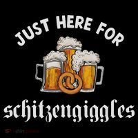 Just Here For Schitzengiggles Oktoberfest Drinking Team Tall Sweatshirt thumb 2
