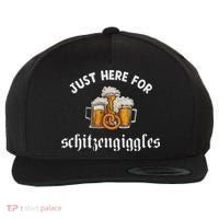 Just Here For Schitzengiggles Oktoberfest Drinking Team Wool Snapback Cap thumb 0