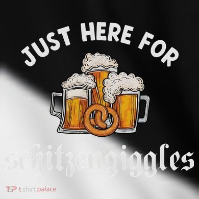 Just Here For Schitzengiggles Oktoberfest Drinking Team Toddler Fine Jersey T-Shirt