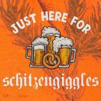 Just Here For Schitzengiggles Oktoberfest Drinking Team Kati Licensed 12" Camo Cuffed Beanie thumb 2