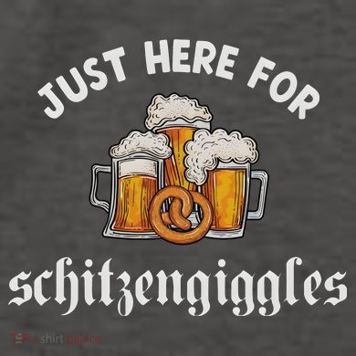 Just Here For Schitzengiggles Oktoberfest Drinking Team Vector Backpack