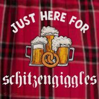 Just Here For Schitzengiggles Oktoberfest Drinking Team Men's Flannel Plaid Pajama Pants thumb 2