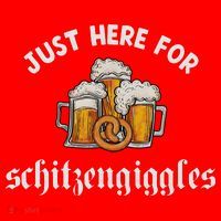 Just Here For Schitzengiggles Oktoberfest Drinking Team Santa Hat thumb 1
