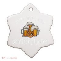 Just Here For Schitzengiggles Oktoberfest Drinking Team Ceramic Ornament thumb 0