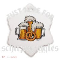 Just Here For Schitzengiggles Oktoberfest Drinking Team Ceramic Ornament thumb 2