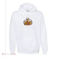 Just Here For Schitzengiggles Oktoberfest Drinking Team Comfort Colors Garment-Dyed Hooded Sweatshirt thumb 0