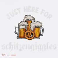 Just Here For Schitzengiggles Oktoberfest Drinking Team Comfort Colors Garment-Dyed Hooded Sweatshirt thumb 2