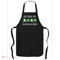 Just Here For the Irish Car Bombs St Patrick's Day Apron thumb 0