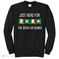 Just Here For the Irish Car Bombs St Patrick's Day Sweatshirt thumb 0