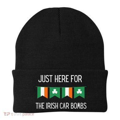 Just Here For the Irish Car Bombs St Patrick's Day Beanie