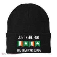 Just Here For the Irish Car Bombs St Patrick's Day Beanie thumb 0