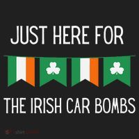 Just Here For the Irish Car Bombs St Patrick's Day Beanie thumb 2