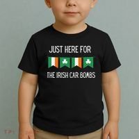 Just Here For the Irish Car Bombs St Patrick's Day Toddler T-Shirt thumb 2