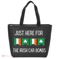 Just Here For the Irish Car Bombs St Patrick's Day Tote Bag thumb 0